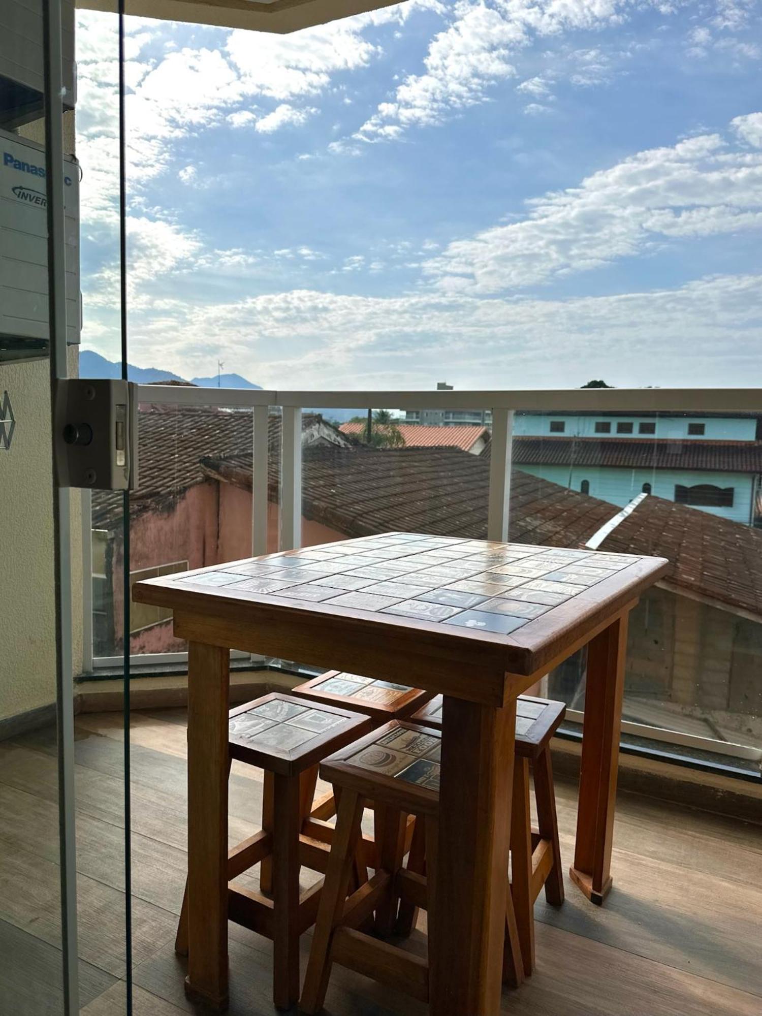 Apto Excelente C/Ar, Varanda Gourmet E Piscina Ubatuba Exteriör bild